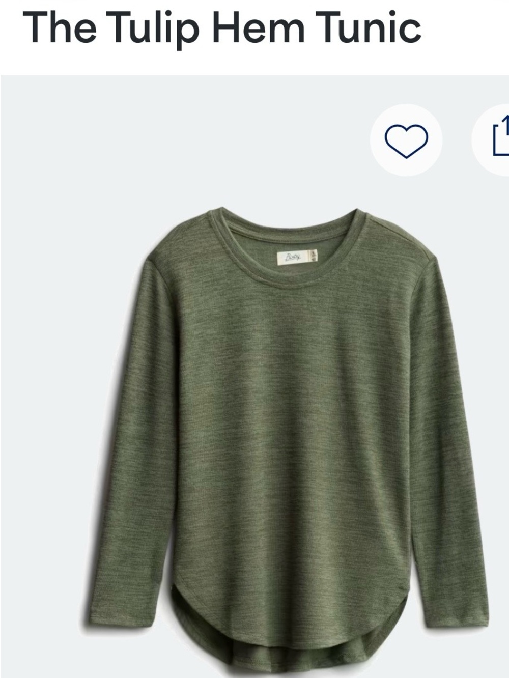 Girls Dark Green Long Sleeve Sweater